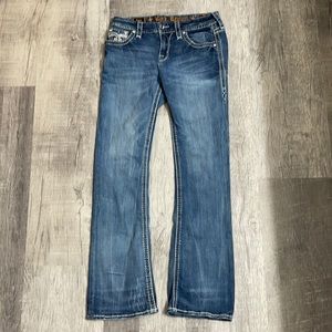 Rock Revival Betty Woman’s Jeans size 27 easy boot
